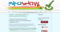 Desktop Screenshot of infoshow.hu